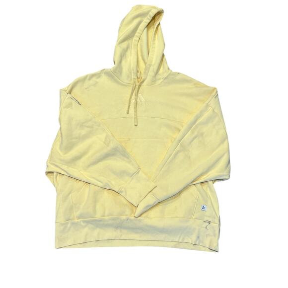 ADIDAS Men's Studio Lounge Fleece Hoodie Size 2XL In Almost Yellow - Picture 1 of 10